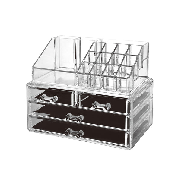 MULIN Clear Cosmetic Storage Organizer