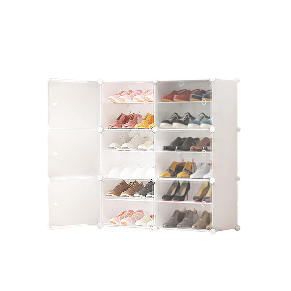 Shoe Organizer Storage Box, Buildable Shoe Rack